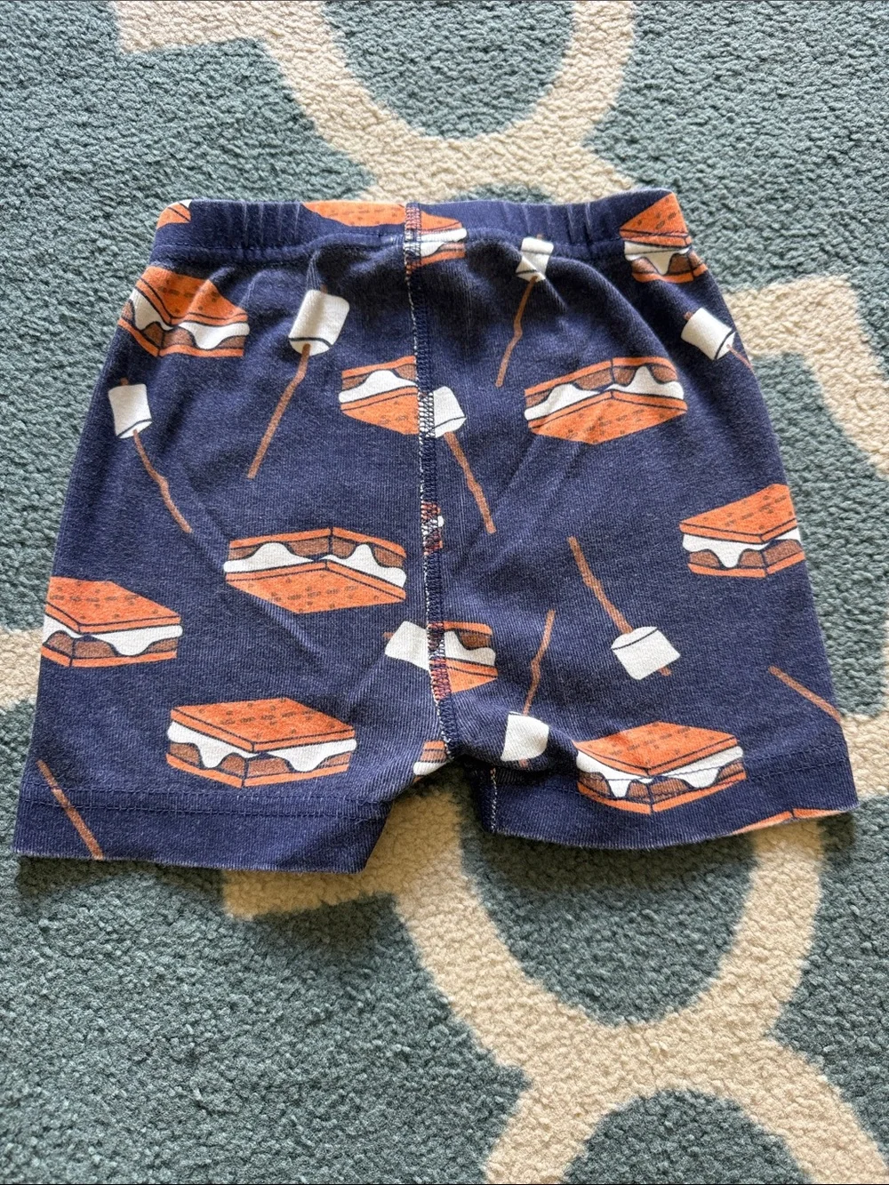 Hanna Andersson Navy S'mores & Marshmallow Kids Pajama Set